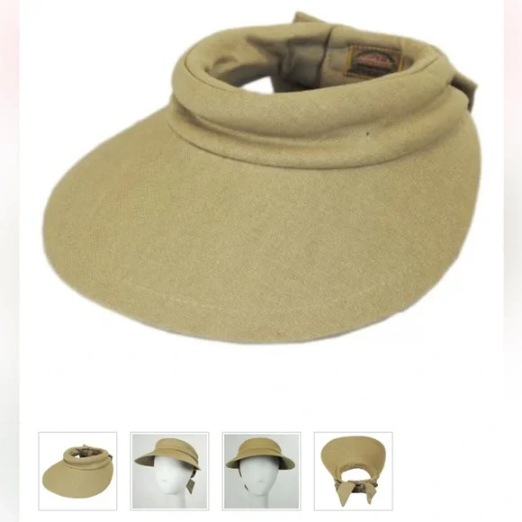 Scala NWT Backbow Cotton Visor - Picture 5 of 5